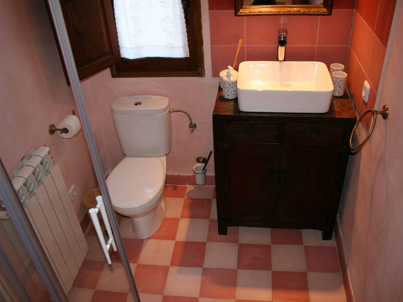 The bathroom of La Casita